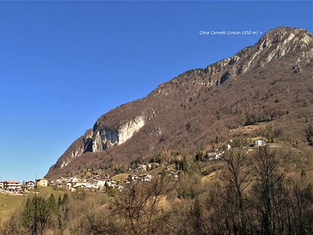 Cima Cornetti (1550 m) ad anello da Cornalba (Sentiero Partigiano)-24mar22-FOTOGALLERY